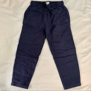 J. Crew Linen Cropped Pants